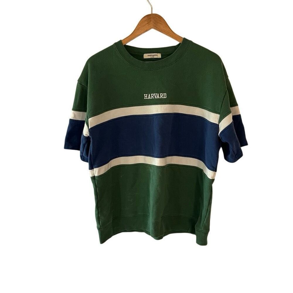Vintage style color block Crewneck sweatshirt XL